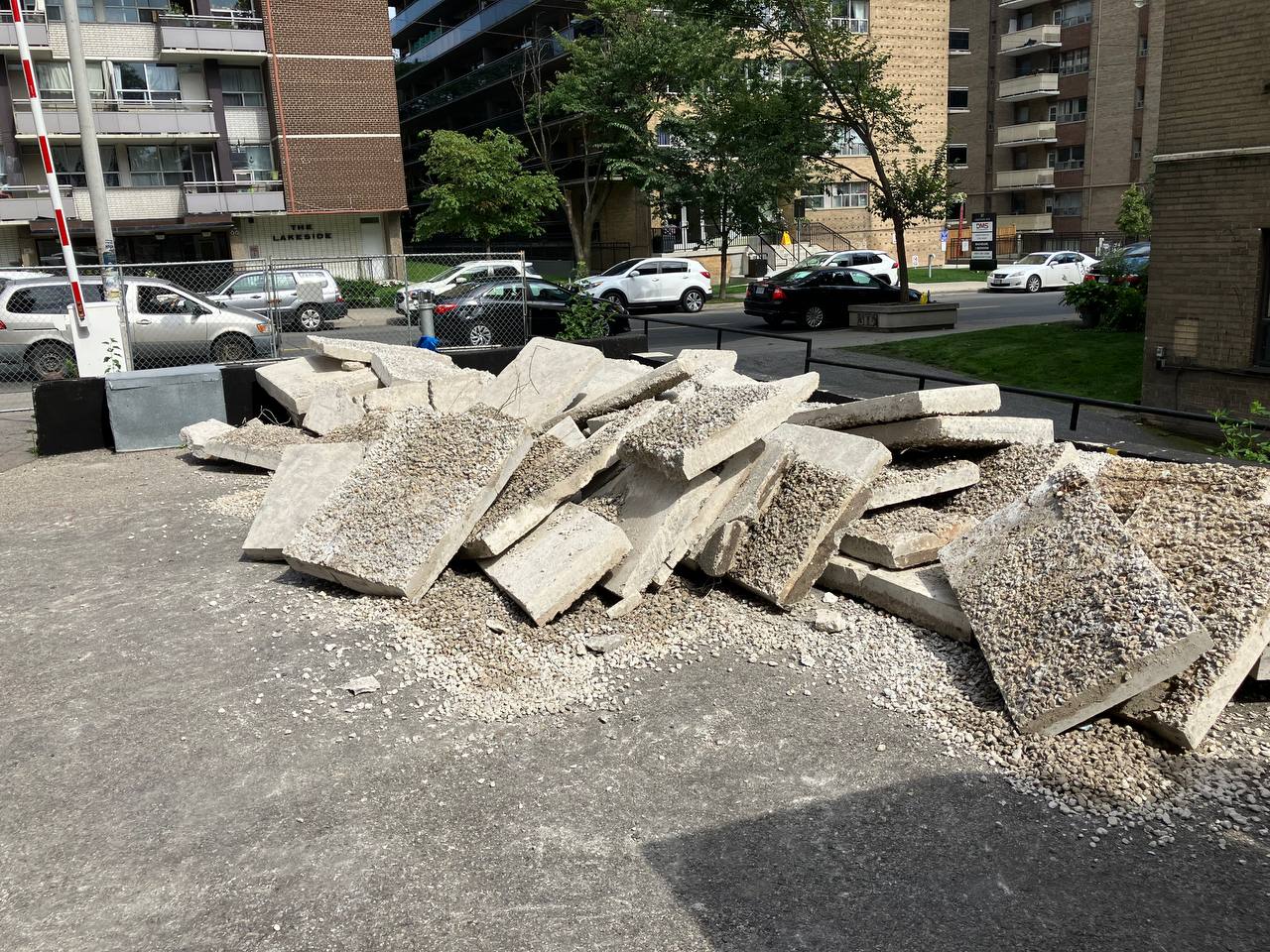 concrete driveway demolition